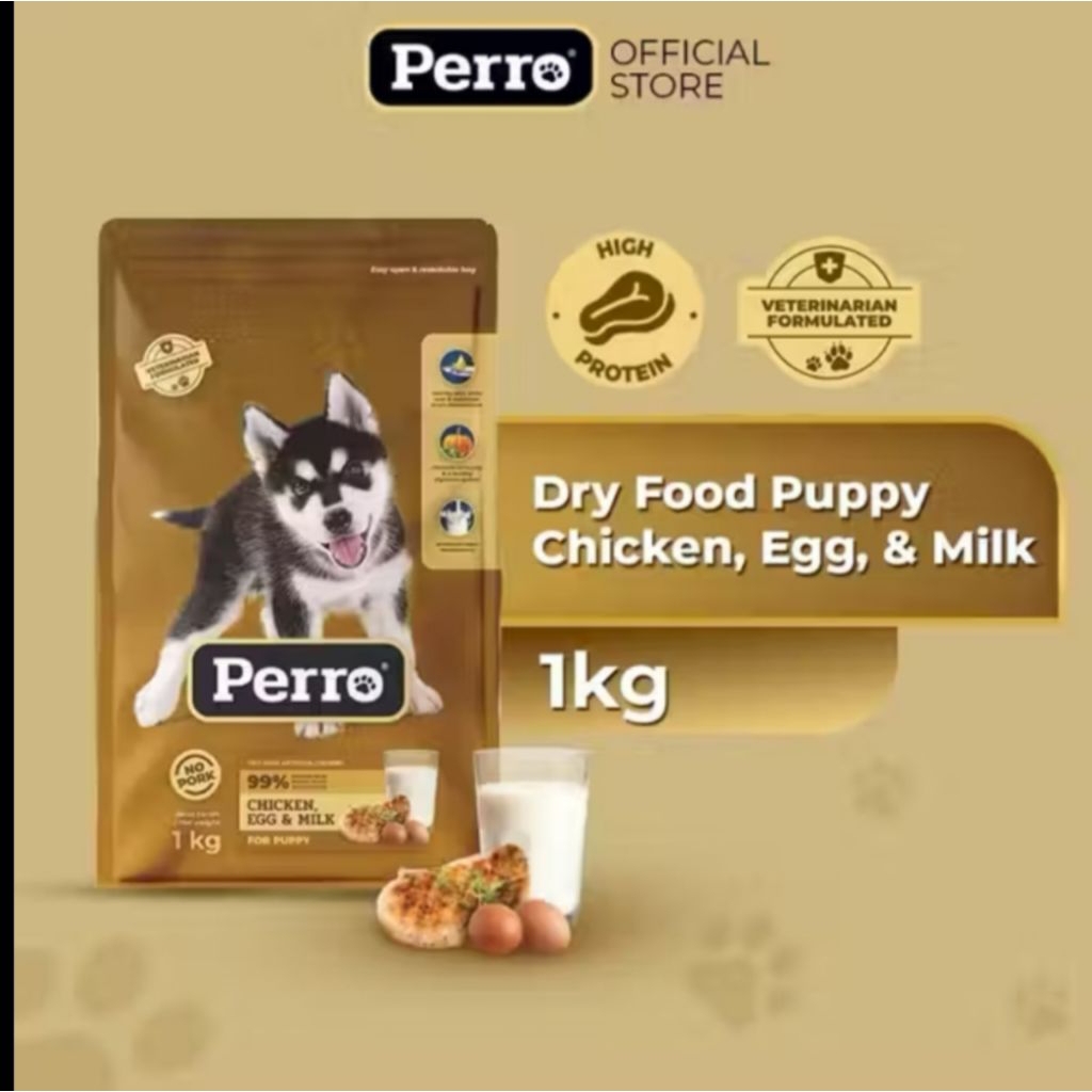 Perro dog food puppy 1kg