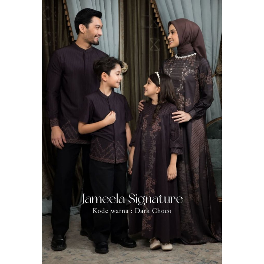 Jameela Signature Series Kaleela X Javina||Koko Gamis Sarimbit Raya Series By Kaleela