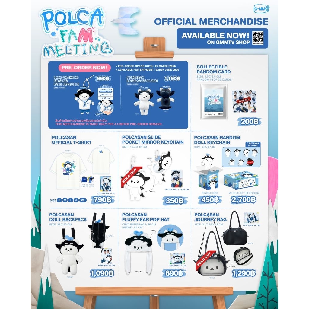 Polca FanMeeting merch polcasan TayNew Polcasan
