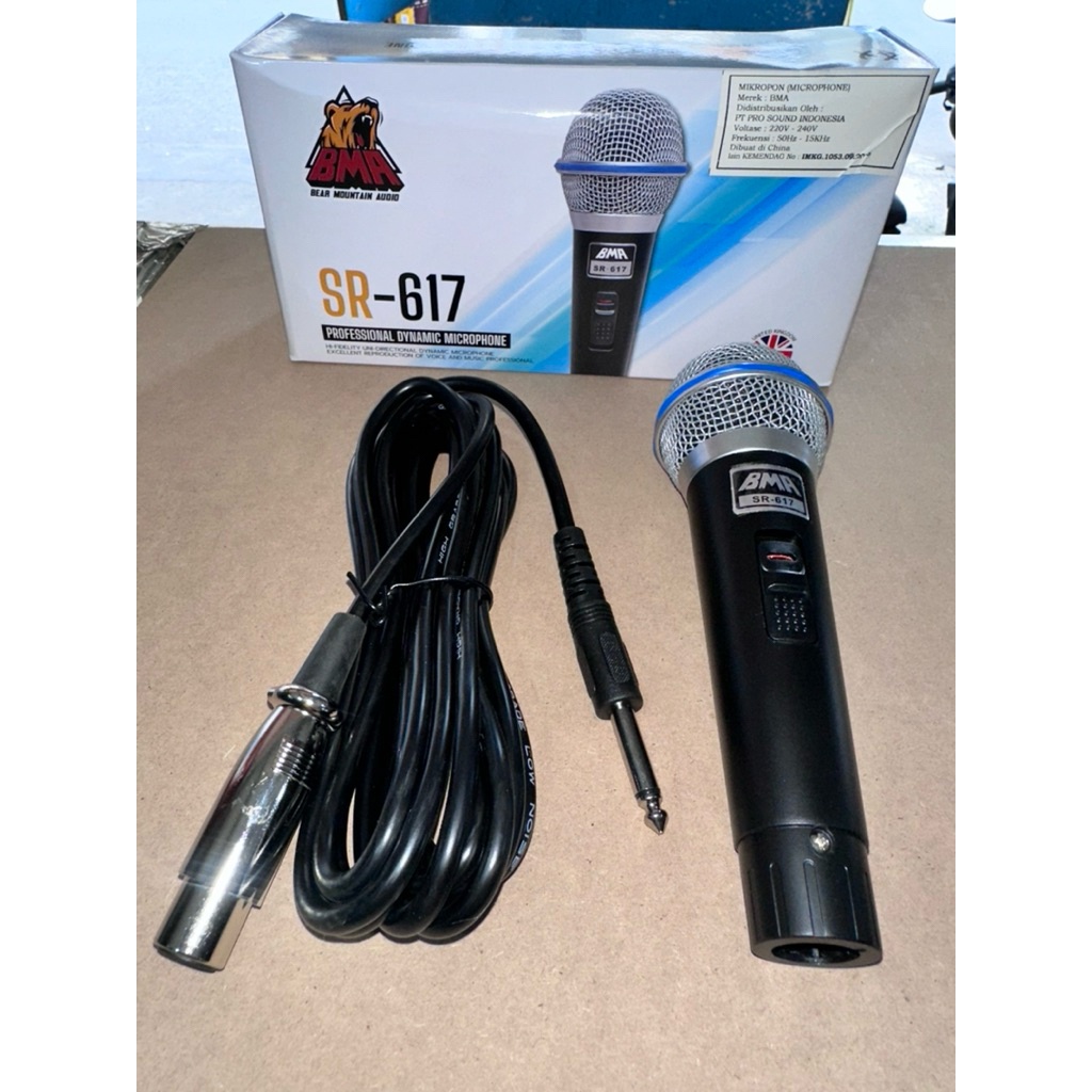 Mic Microphone Kabel BMA SR-617 Original SR 617