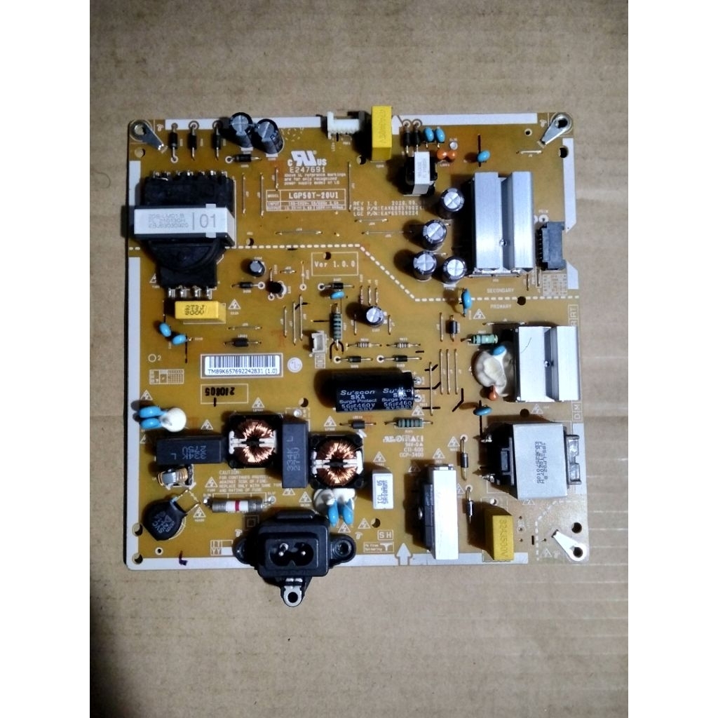 POWER SUPPLY PSU REGULATOR MESIN TV LG 50UP7500PTC 50UP7500