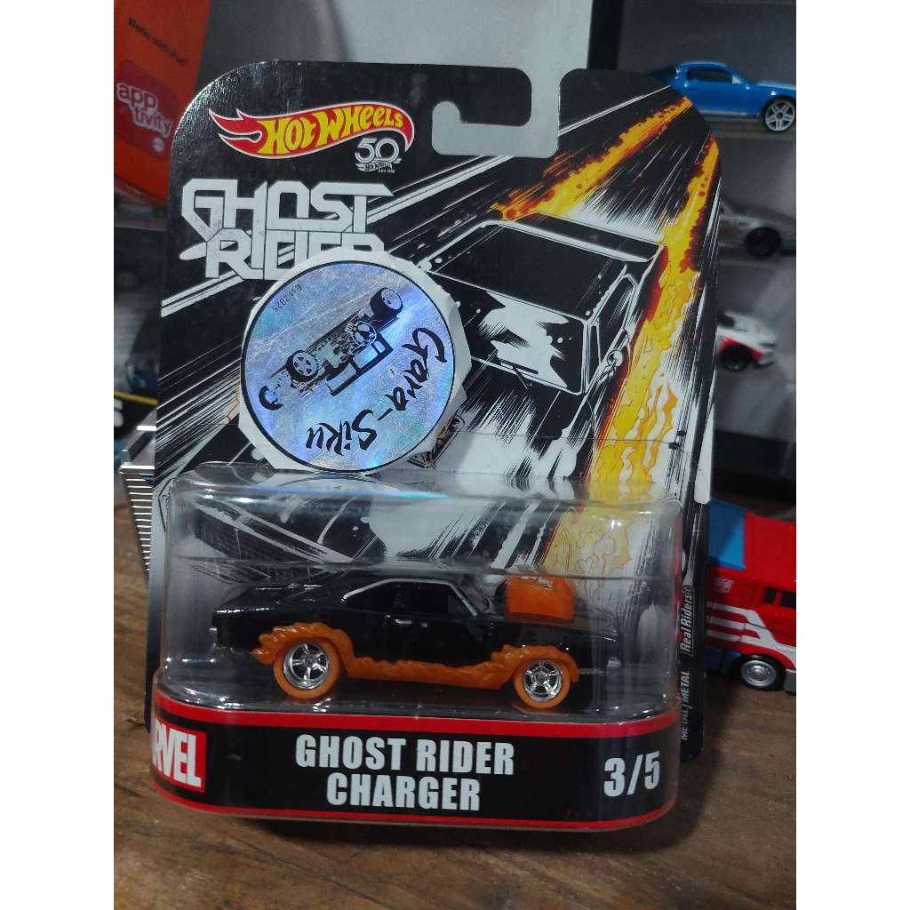 HOT WHEELS PREMIUM MARVEL GHOST RIDER CHARGER 2017