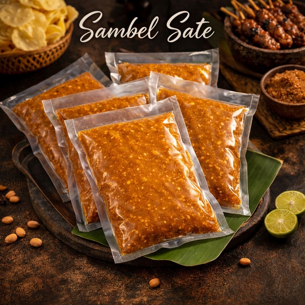 Sambal Sate Ayam Ponorogo Diana Kacang Oven Pedas Manis Asin Khas Ponorogo Non MSG