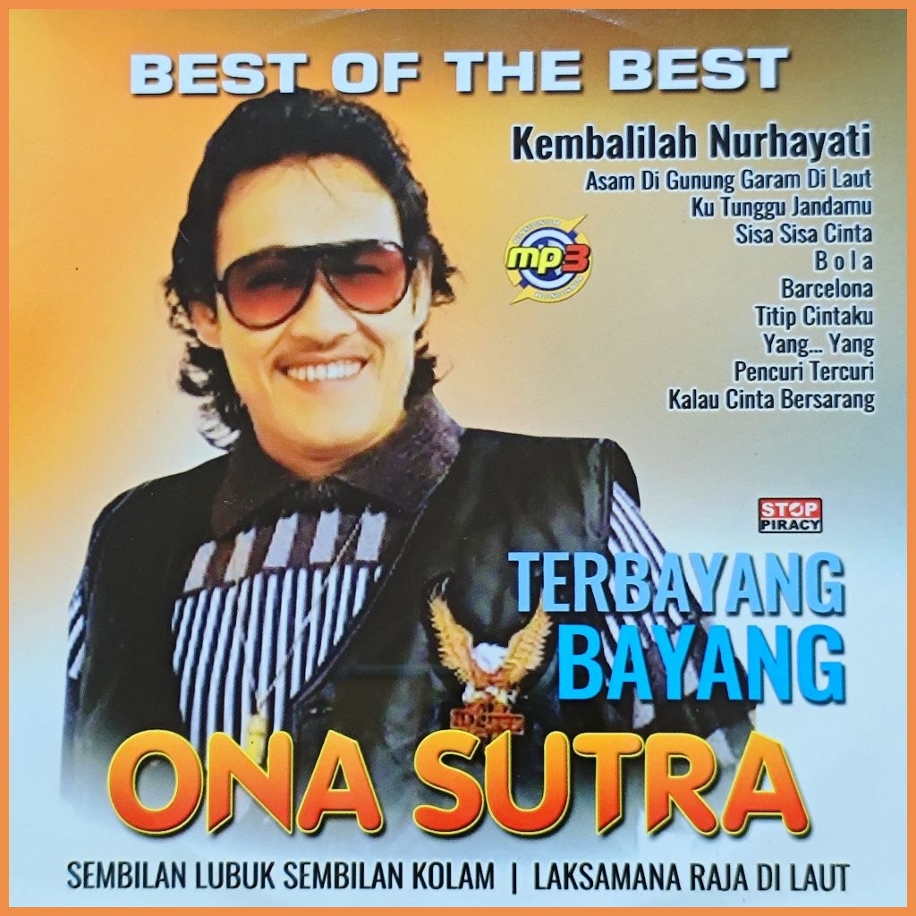 Kaset MP3 Audio 154 Lagu Dangdut Ona Sutra - Ashraf - Yus Yunus Pilihan Terlaris 3in1