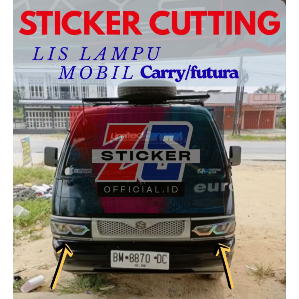 Lis lampu depan mobil Carry Futura premium