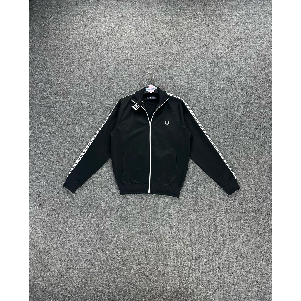 Tracktop fred perry taped black original
