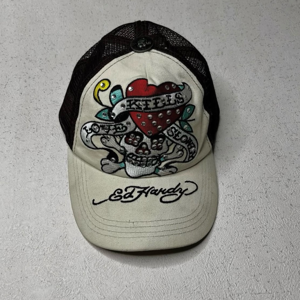 TRUCKER ED HARDY USA - TOPI ED HARDY - Y2K CAP