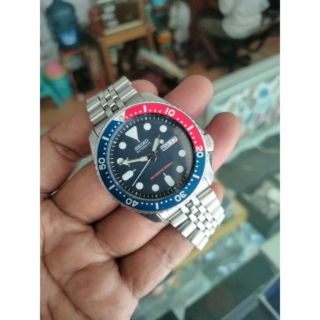 jam tangan original Seiko Pepsi/ skx009 Seiko legends