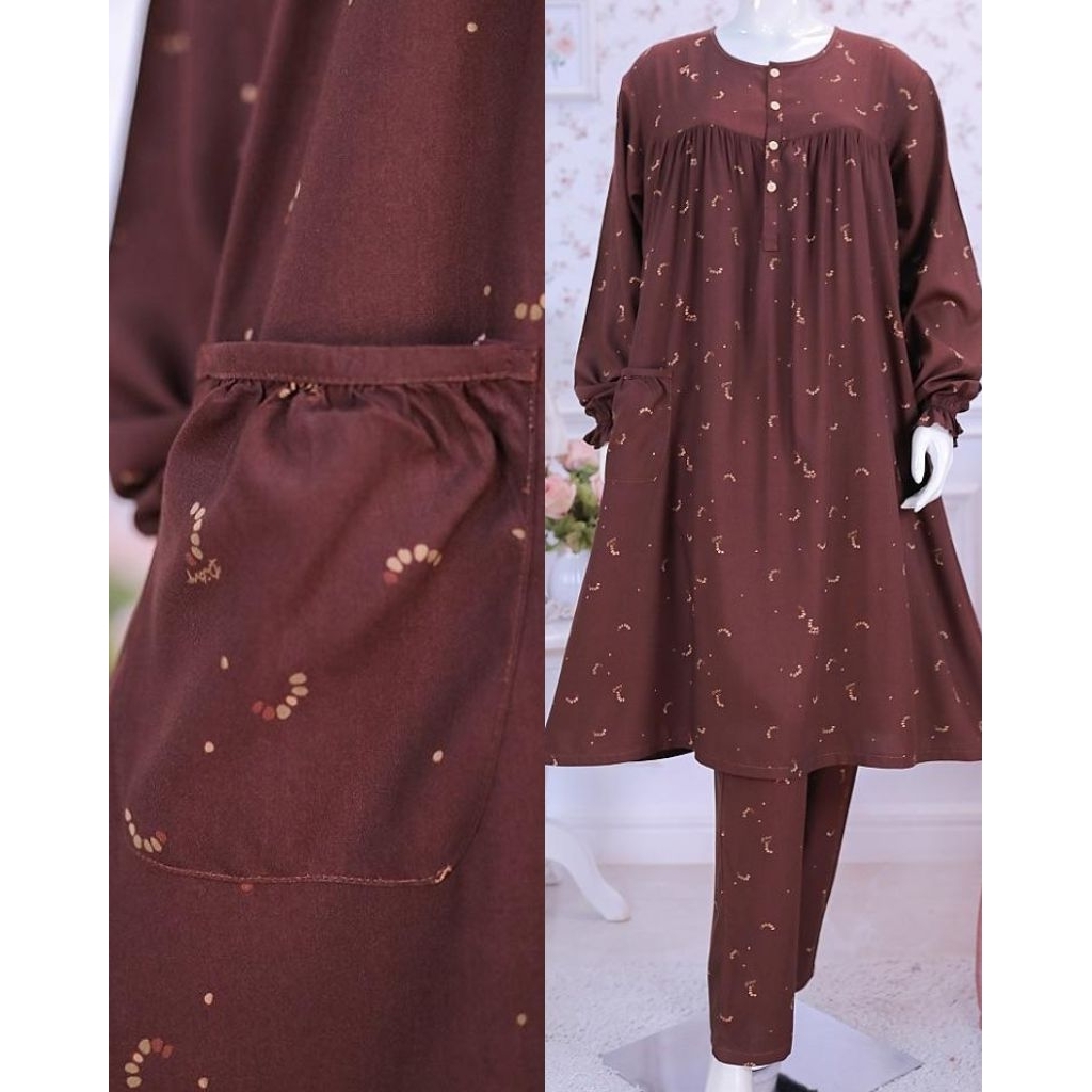 DITSY/viscose premium/gamis/ditsy april/relha maroon XL serieas 1/relha jetblack L series 2/relha je