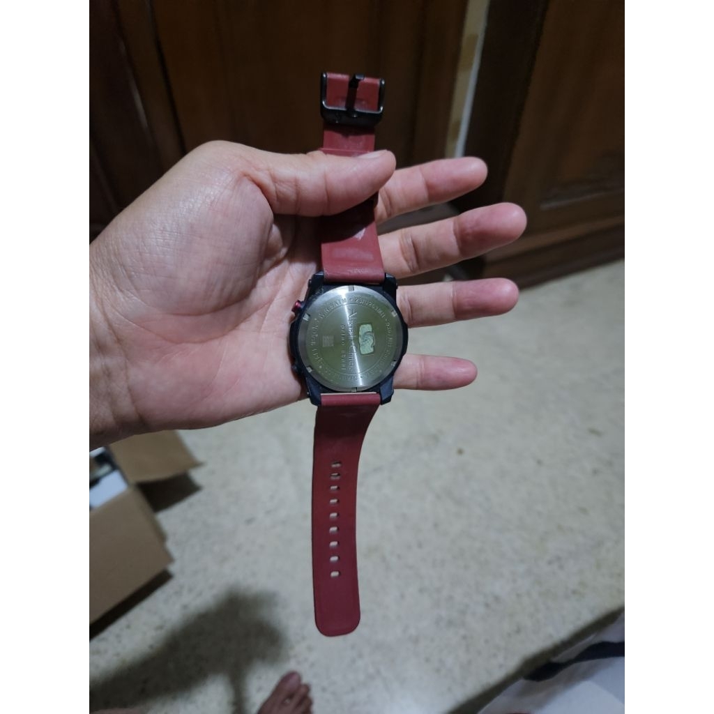 Alexandre Christie Digi AC 9364 MH RIPBARE Men Black Digital Dial.