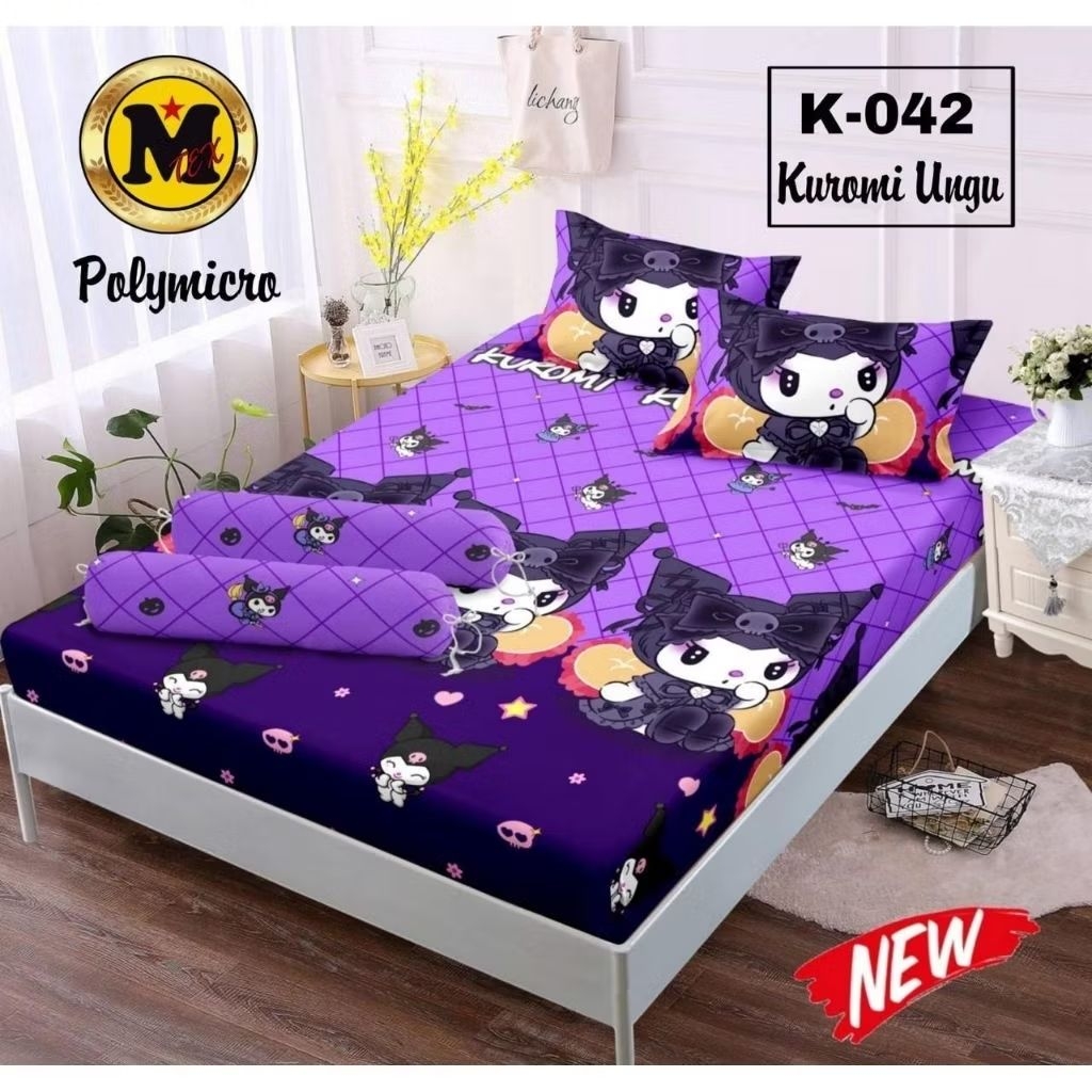 SPREI KARAKTER LUCU MOTIF UKURAN 180X200 120X200 140X200 / Sprei set Premium / Sprei Motif Aesthetic