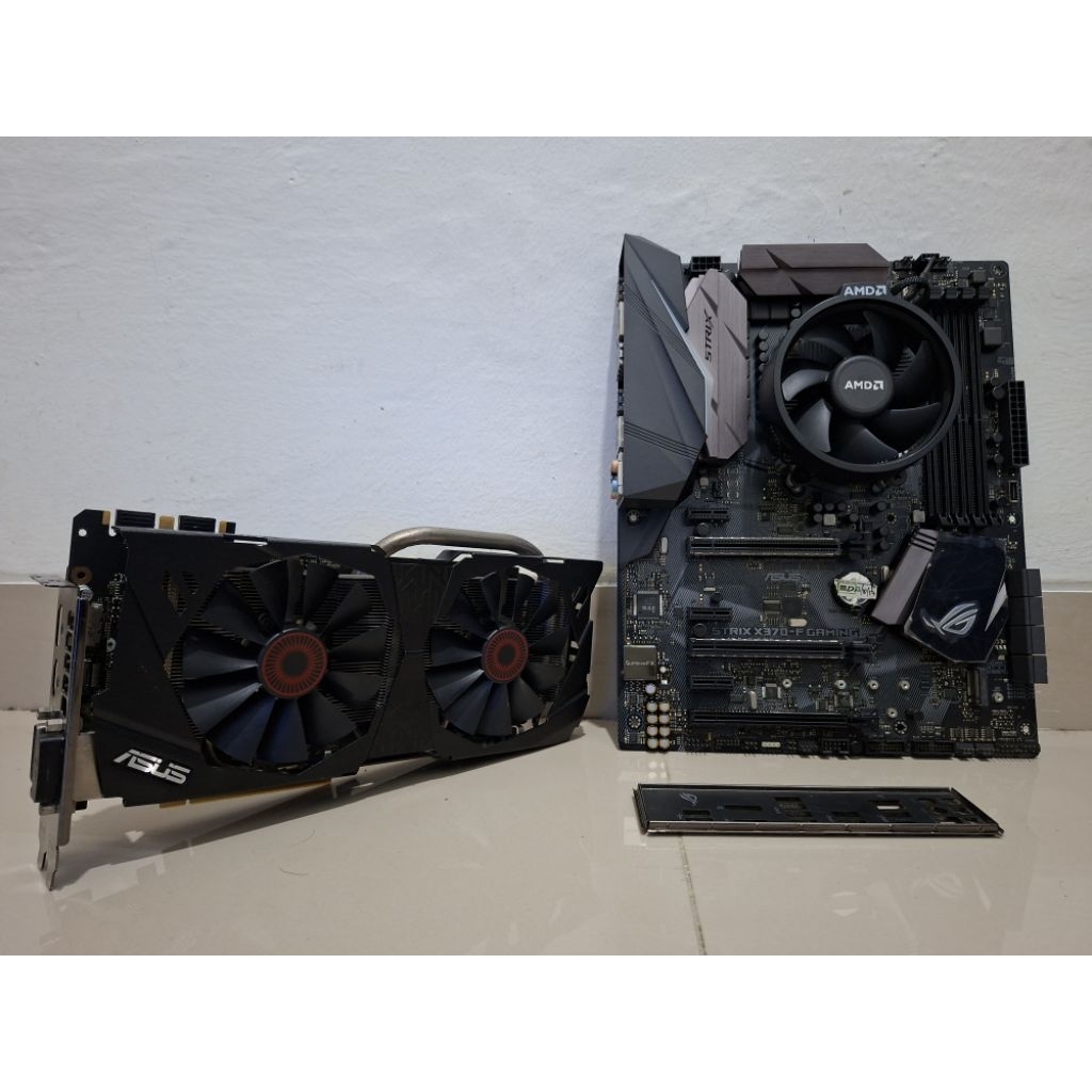 PROCESSOR RYZEN 5 3500 HSF MOBO AM4 ASUS STRIX VGA STRIX GTX970 PSU