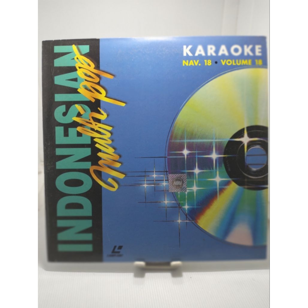 Laser disc INDONESIA MULTI POP KARAOKE Nav 18, Volume 18