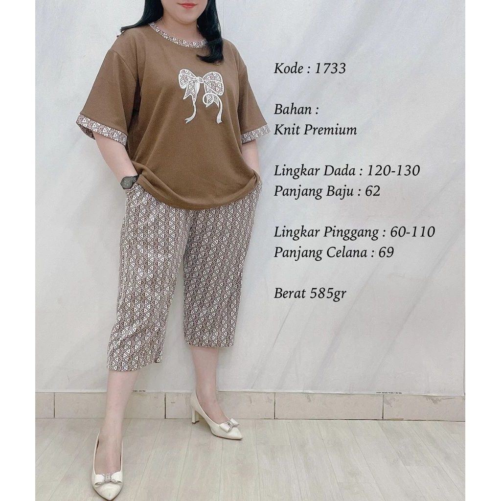 RN 1733 Setelan 7/8 kulot