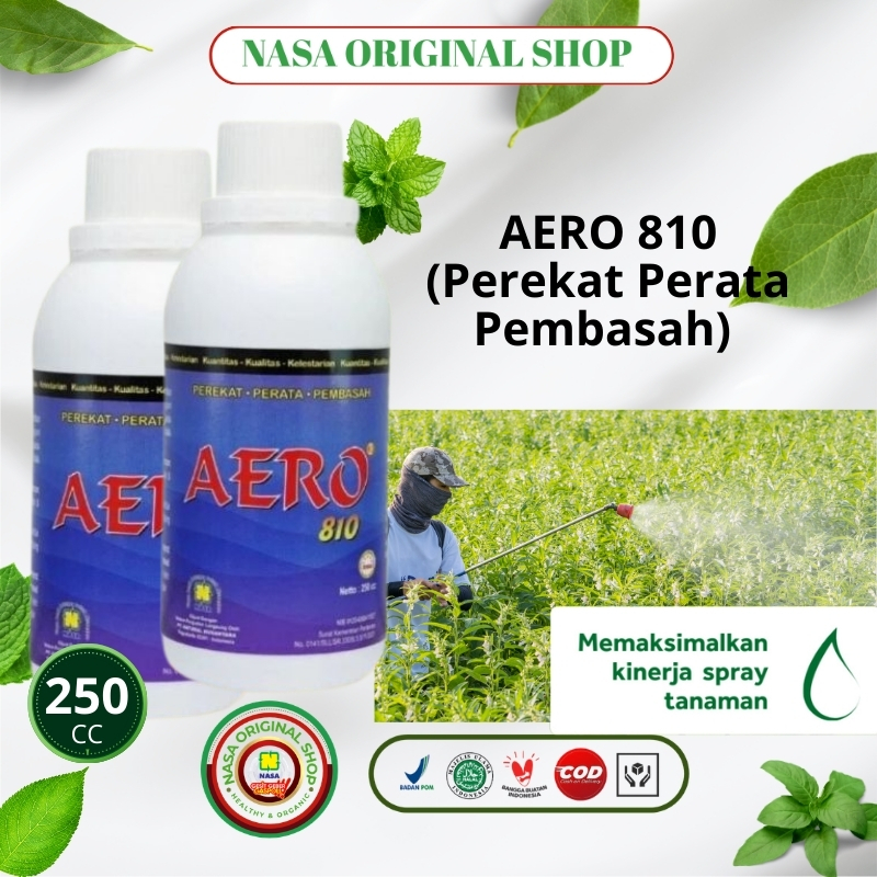 AERO 810 Perekat Perata Pembasah NASA | Perekat Semprot Pestisida Pupuk Organik Hemat Pupuk