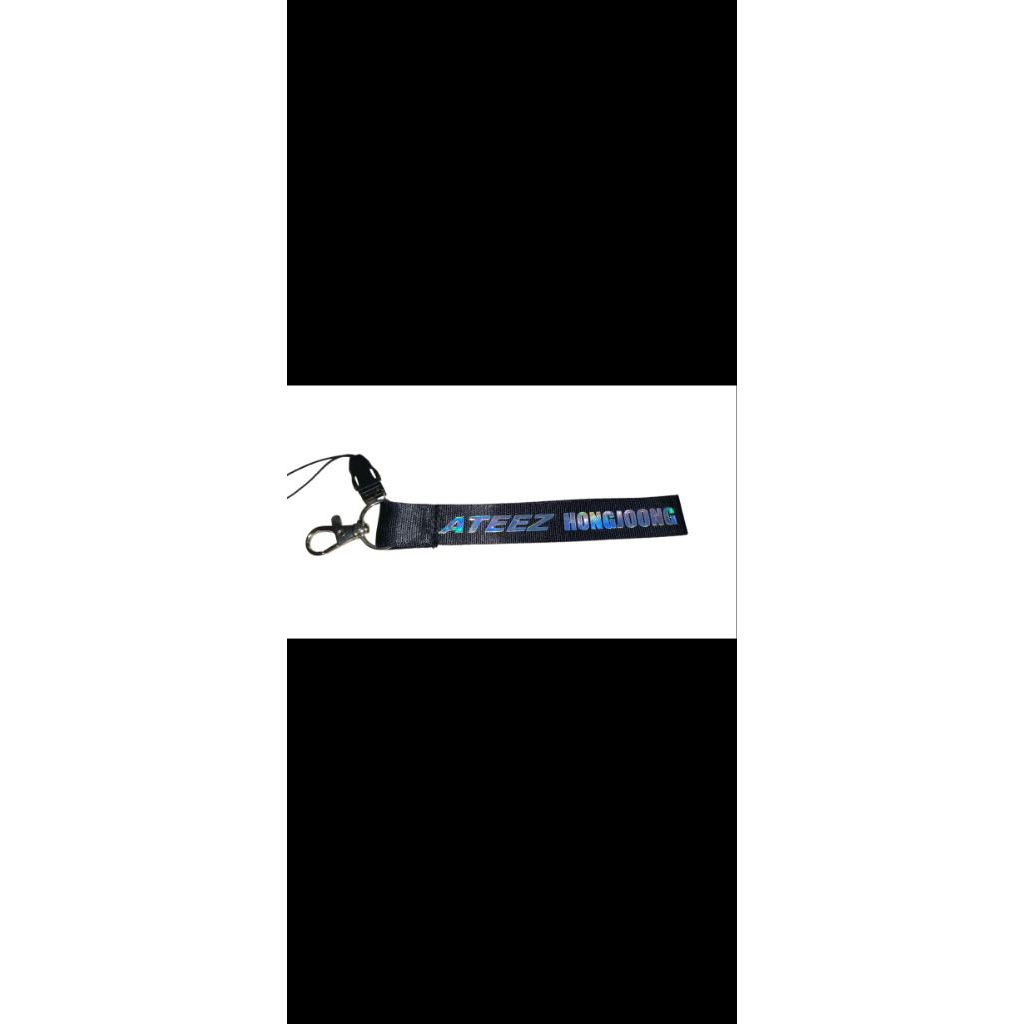 [READY] KEYCHAIN ATEEZ HONGJOONG GANTUNGAN KUNCI HONGJOONG ATEEZ KPOP BLACK ATEEZ