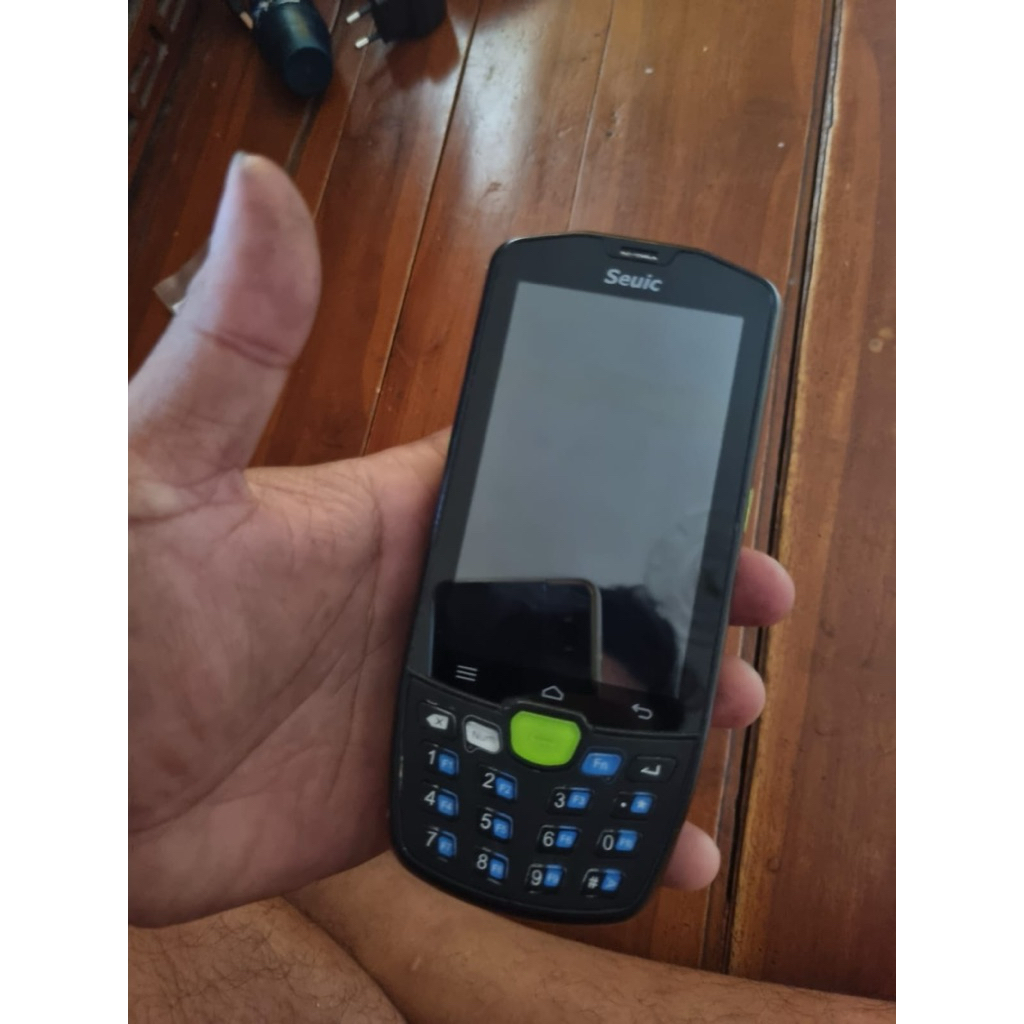 Seuic autoID9 PDA HP scanner barcode QR code untuk ekspedisi