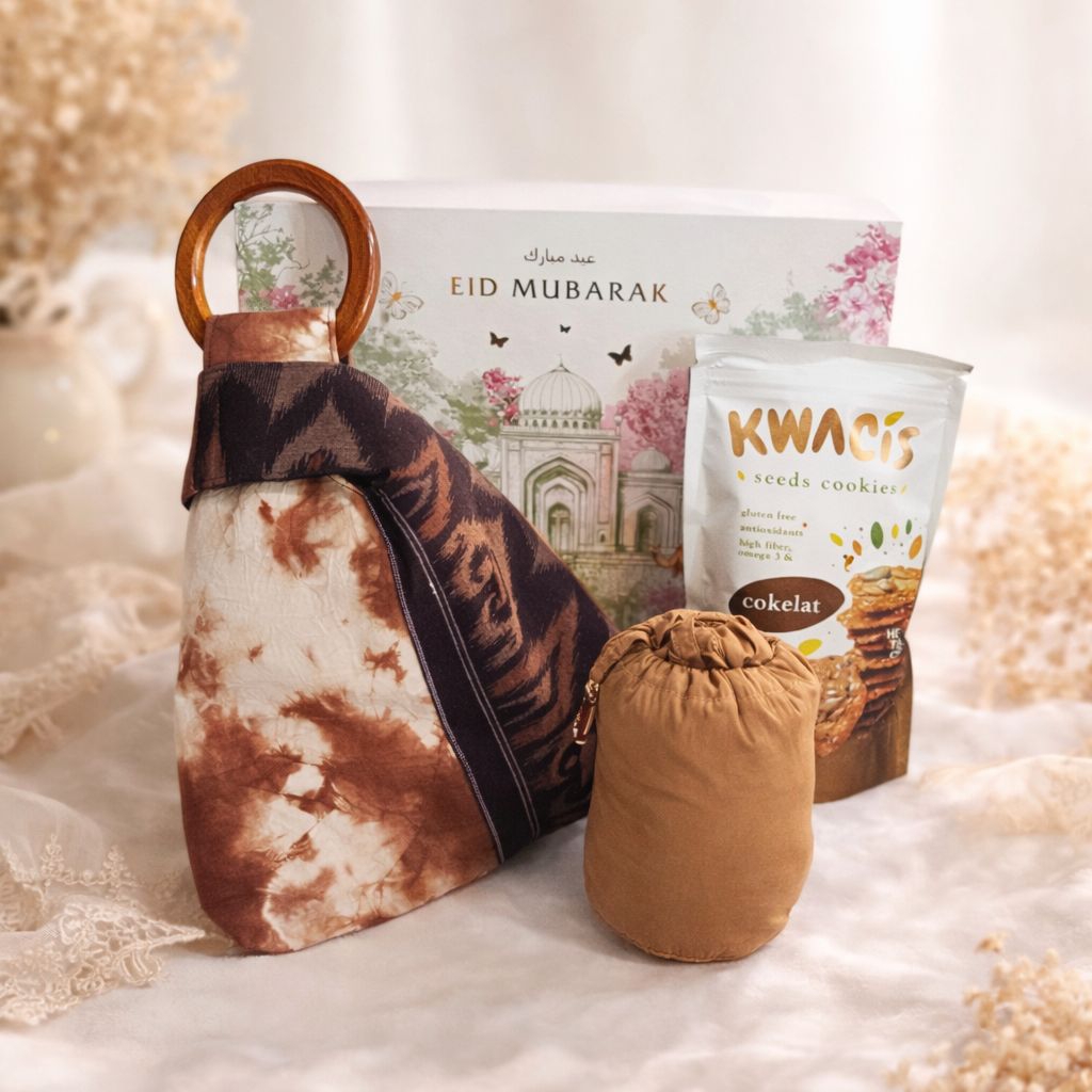 Sewishnrich Paket Hampers Idul Fitri Tas Mukena Kue