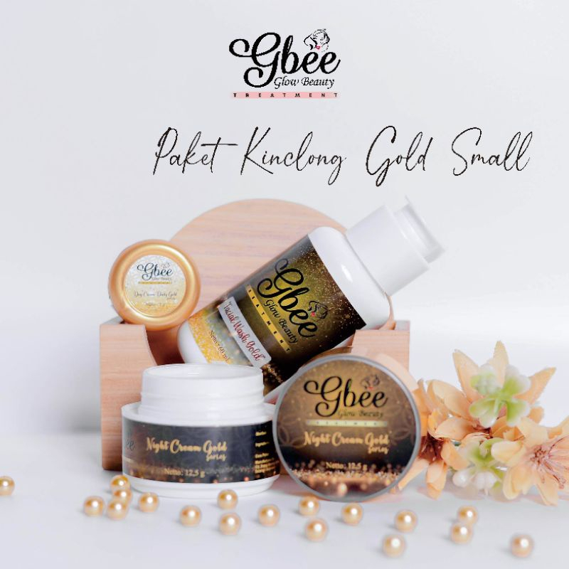 Gbee Glow Beauty Gold Small Set: Achieve That Instant Crystal Glow & Gold Radiance  Perfect Travel-S
