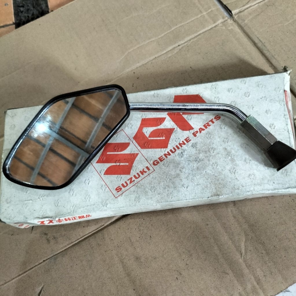 KACA SPION KIRI SHOGUN 125 NEW ORIGINAL SUZUKI SGP ASLI