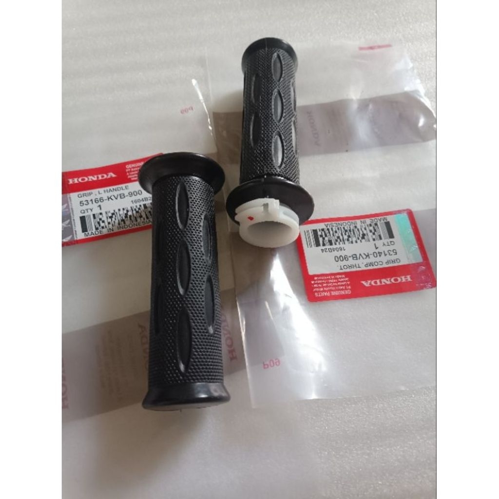 SEPASANG Hanfat handfat handgrip kanan kiri Beat karbu-Vario karbu 53140-KVB-900 53166-KVB-900