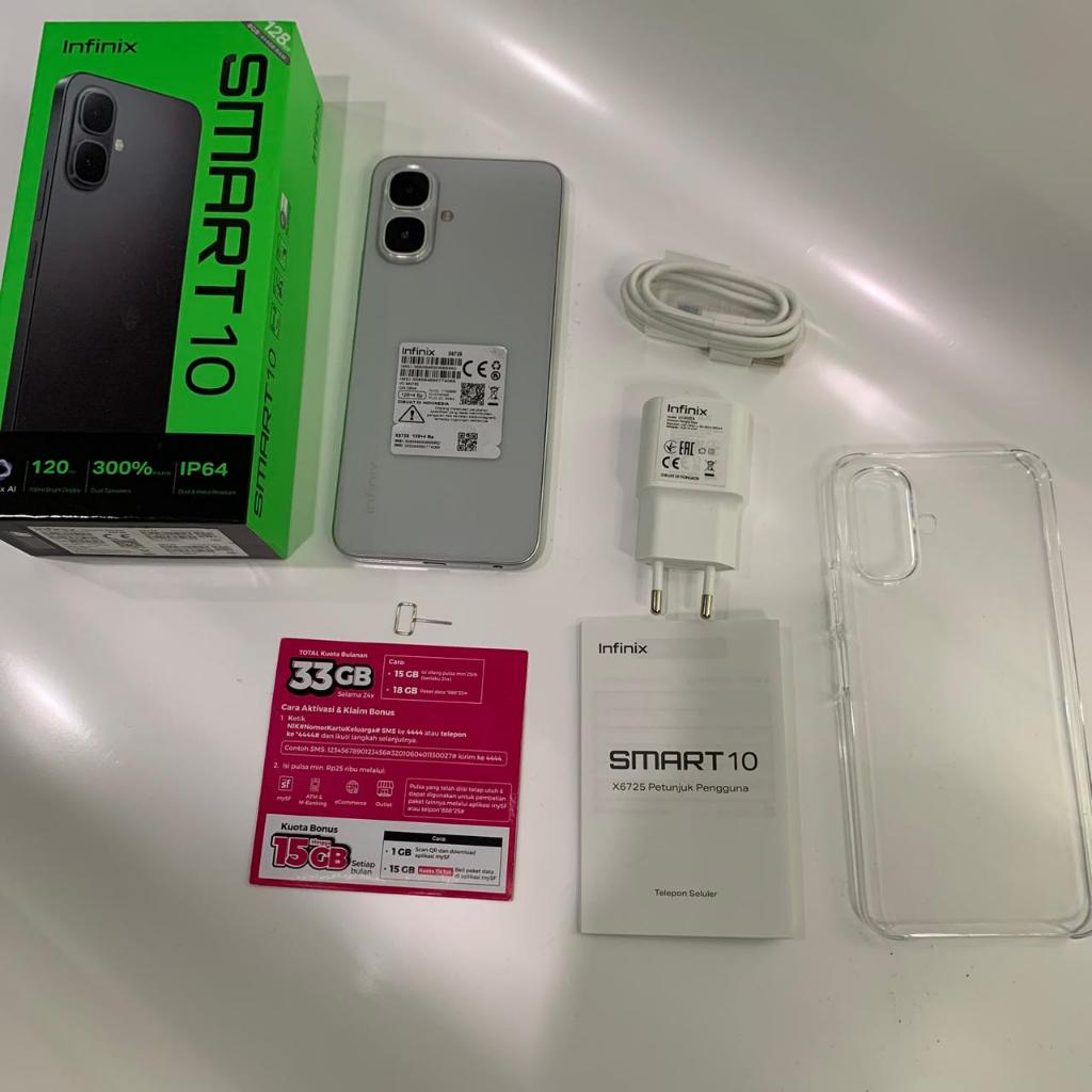 Infinix Smart 10 4/128 GB Bekas sample Live