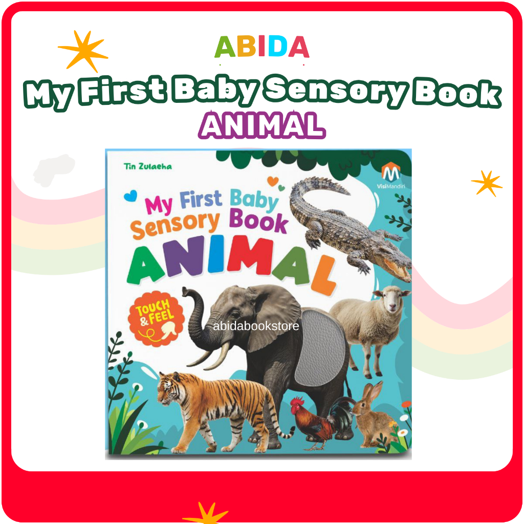 (abidabookstore)Ziyadbooks My First Baby Book Sensory Animal