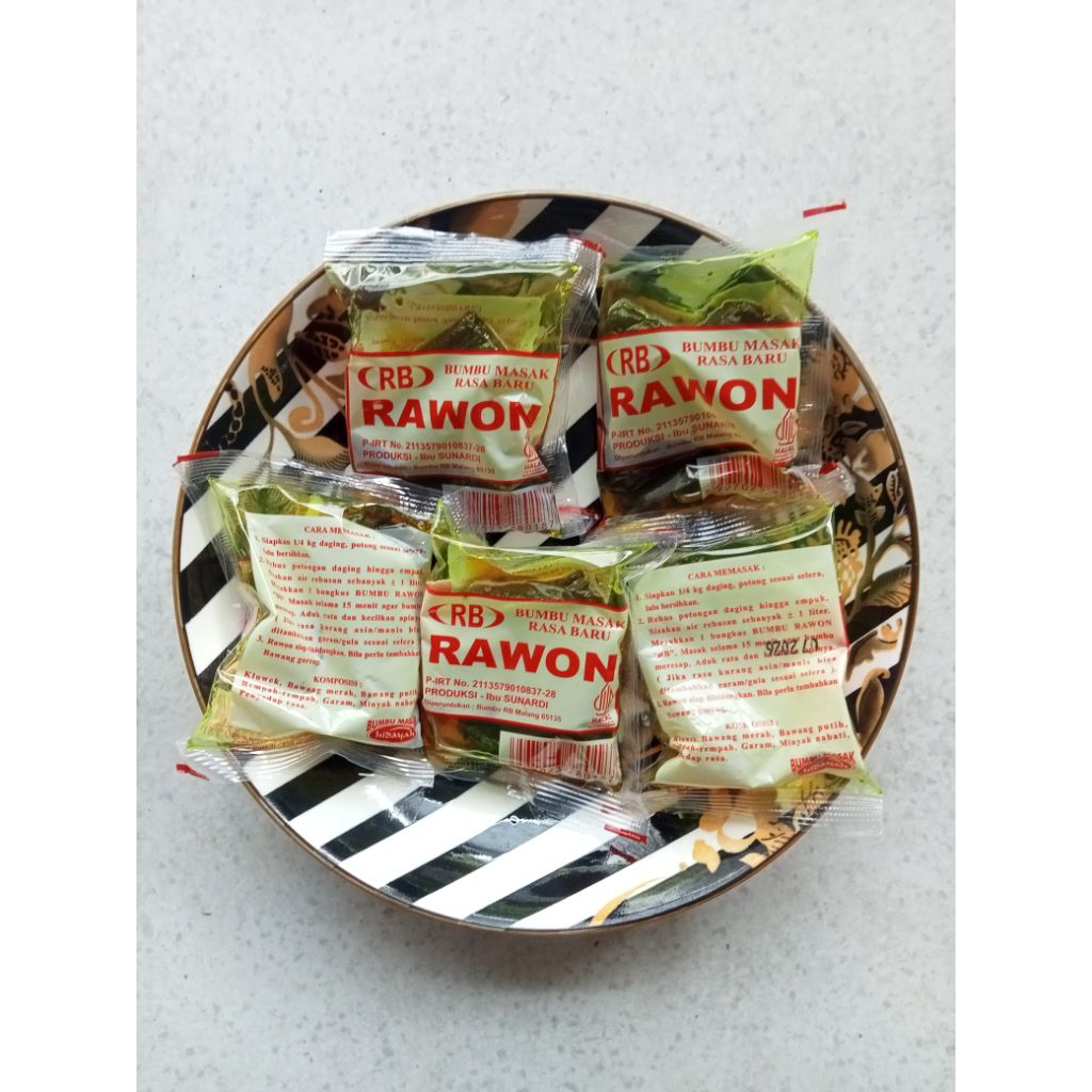 Bumbu Rawon hidayah Ibu Sunardi Bumbu Rawon Instan