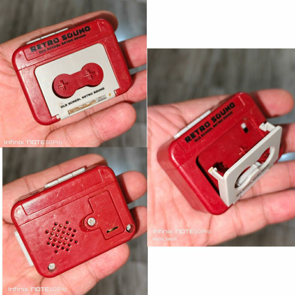 TAPE RECORDER RETRO SOULD OUT SCHOOL RADIO VOICE TAPE UNIK PAJANGAN KOLEKSI KASET JADUL REKAMAN ELEK