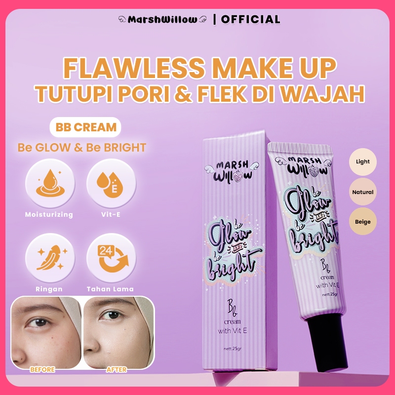 Marshwillow Be Glow & Be Bright BB Cream - Natural