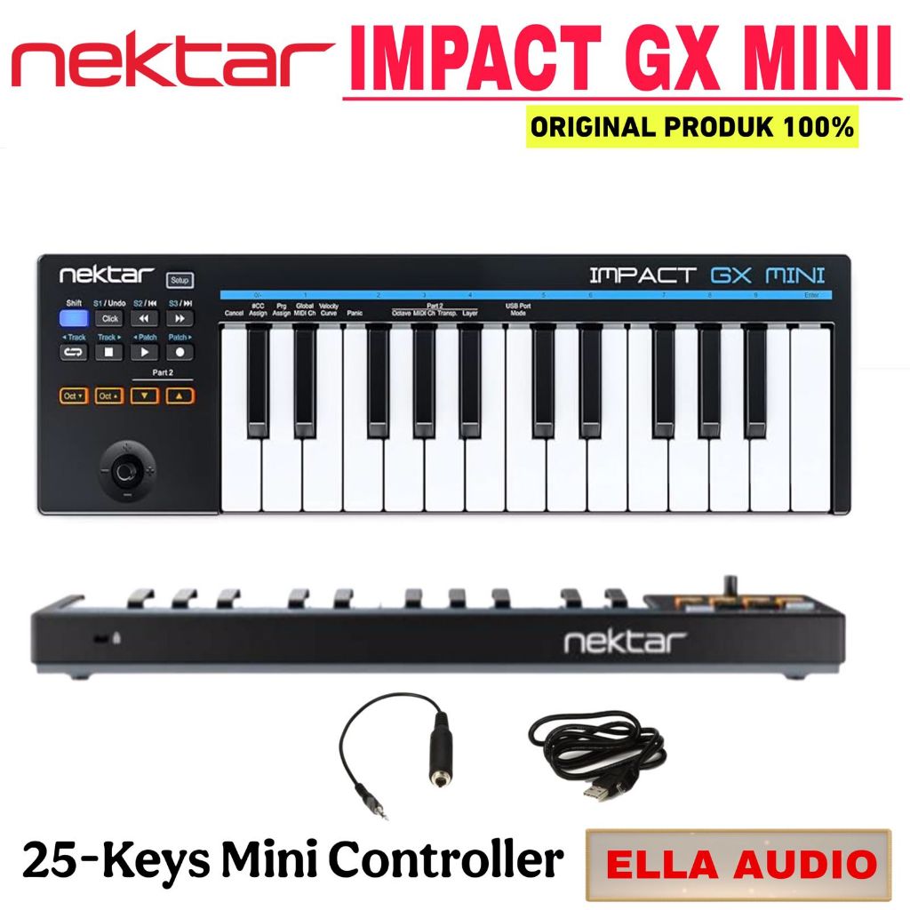 Nektar Impact Gx Mini USB Controller Keyboard Gx-Mini