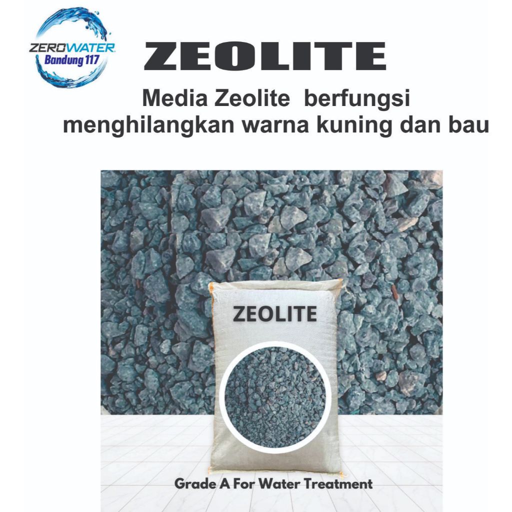 Zeolite Media Filter Penyaring Penjernih Air (Batu Zeolite 25 Kg)