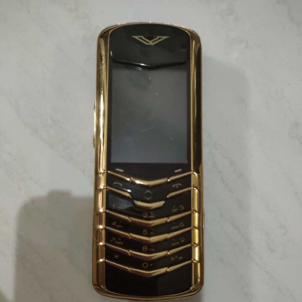 Hp Jadul Vertu Gold plate