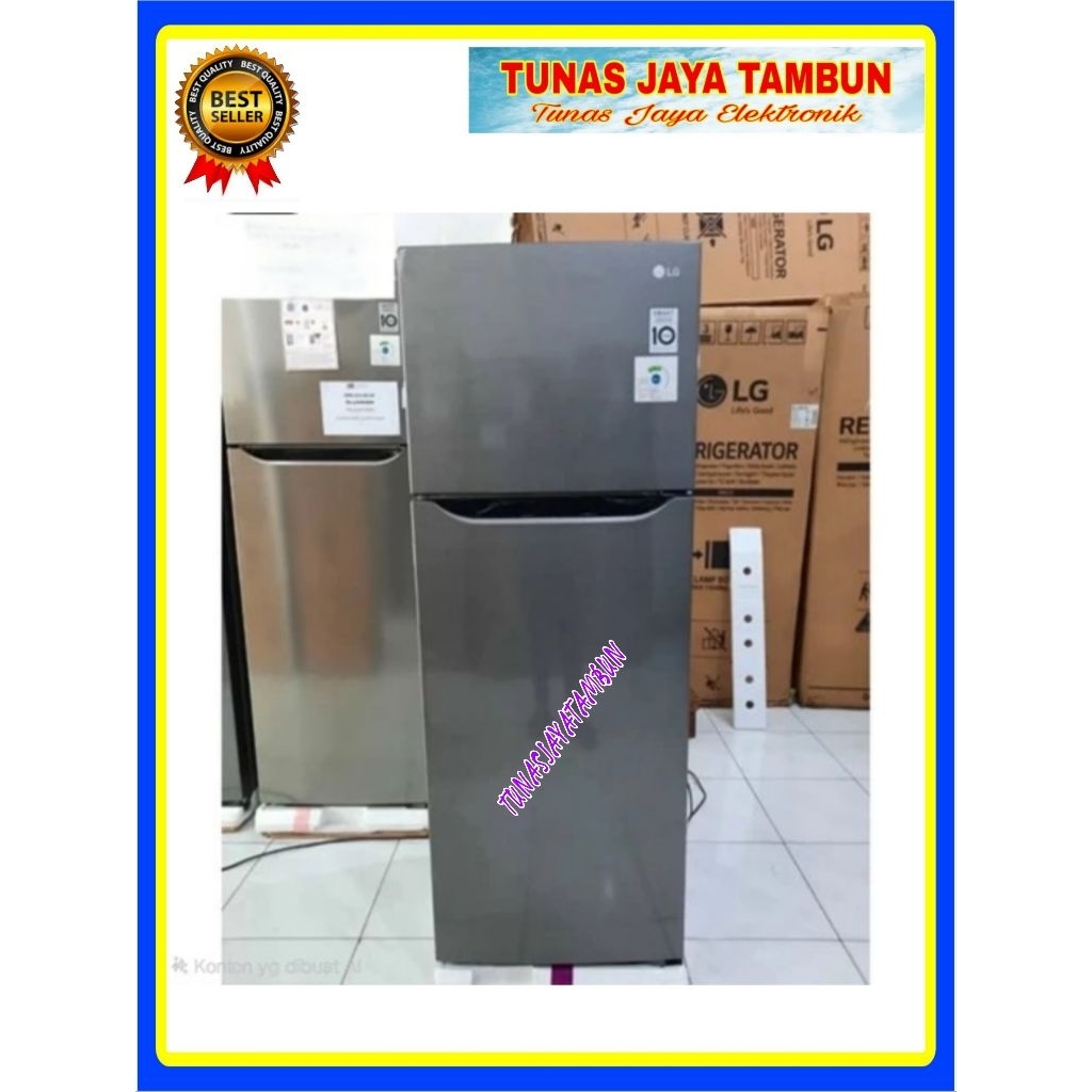 KULKAS LG GNB 222 SFIF / KULKAS LG 2 PINTU 225 LITER GNB 222SFIF / LG GN-B 222 SFIF / LG GN-B222SFIF