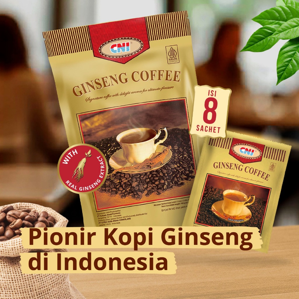 CNI Kopi Ginseng 8 Sachet