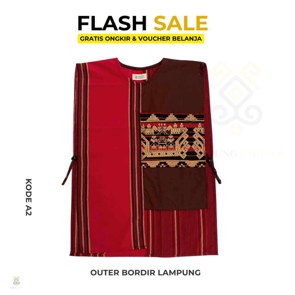 VEST TAPIS BORDIR LAMPUNG - VEST LAMPUNG - VEST PESTA LAMPUNG - VEST KHAS LAMPUNG - SOUVENIR KHAS LA