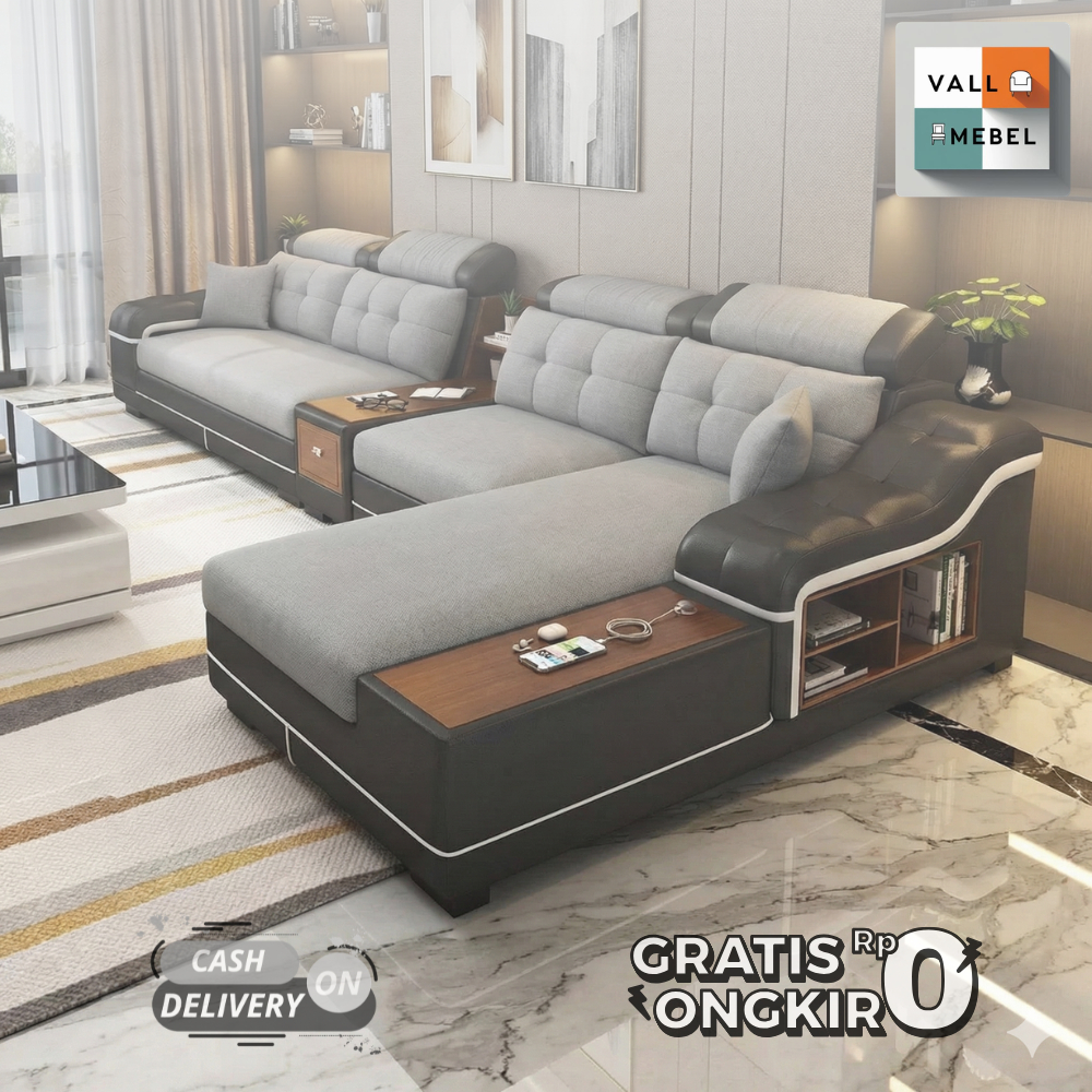 Sofa Minimalis Ruang Tamu Model L Terbaru