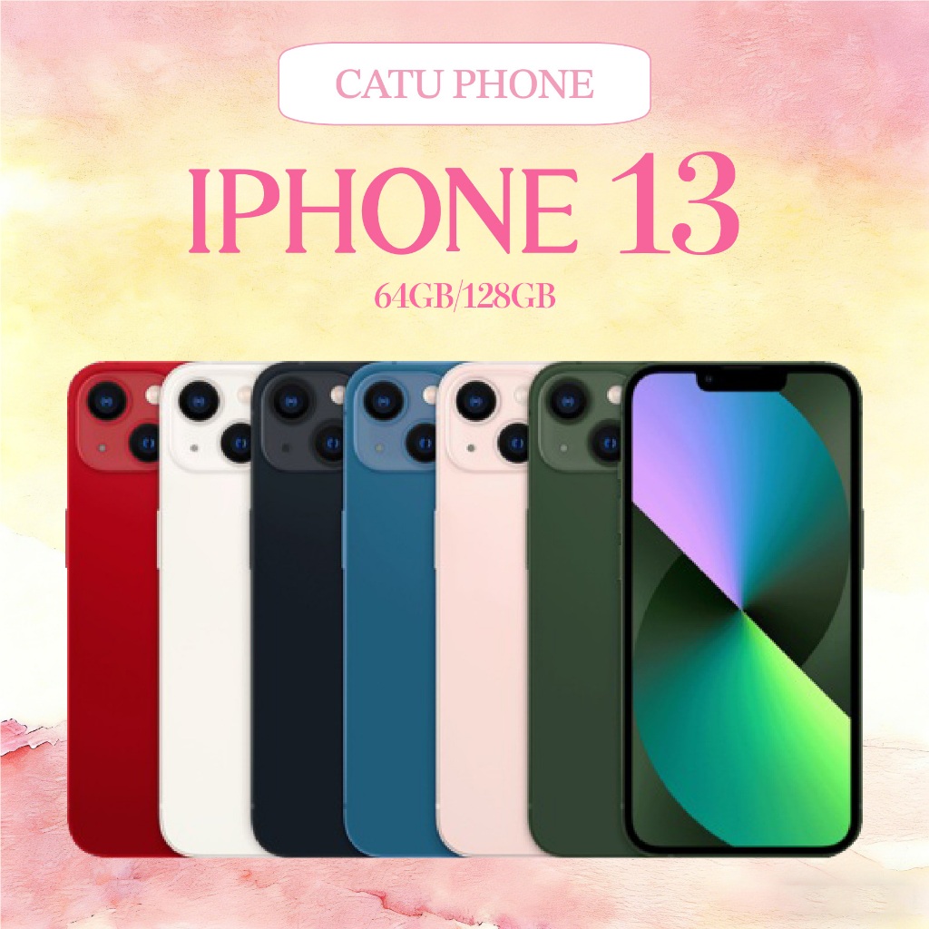 IPHONE 13 WIFI ONLY 128G 256G Second  Like New//Game/Live streaming/Merekam video