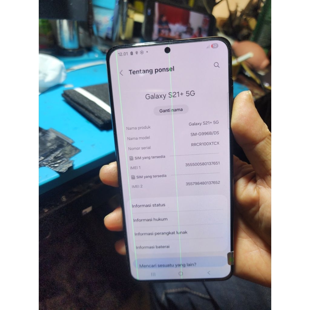 lcd samsung s21 plus copotan ori