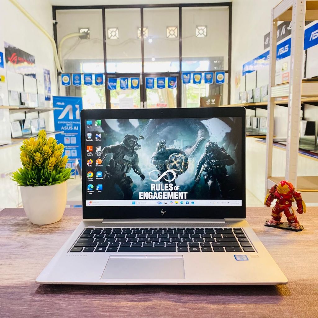 Laptop Bergaransi HP ELITEBOOK 840-G6 - Ram 16GB/SSD 256GB NVMe Termurah Core i5 Best