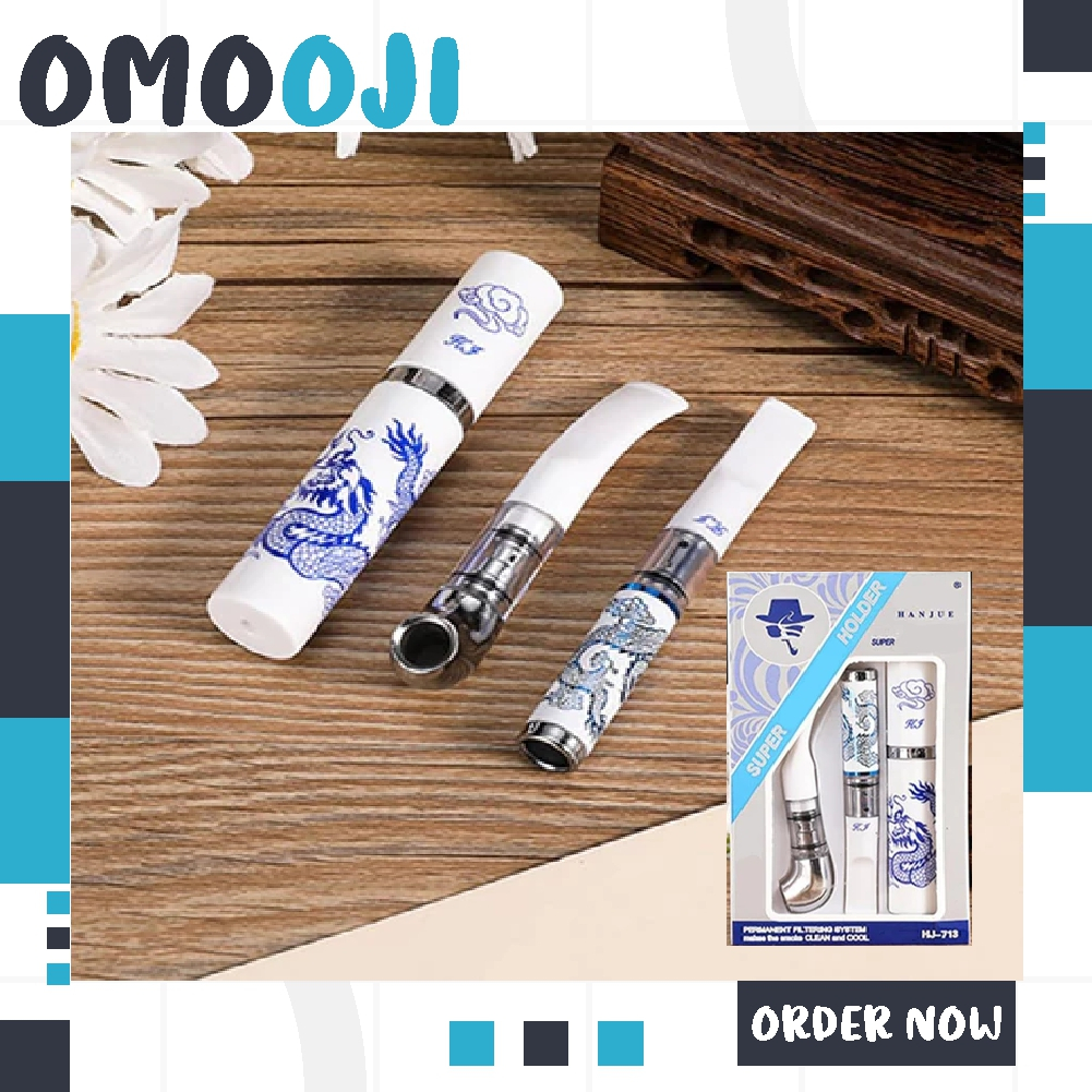 OMOOJI Pipa Filter Saringan Asap Permanen Universal Filter Saringan Penyaring R1492
