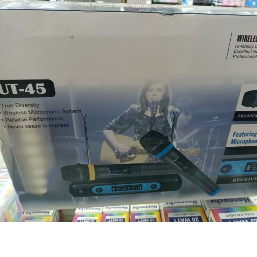 mic wireless SHURE UT45 profesional microfhone/mic wireless tanpa kabel/mic wireless/mic tanpa kabel