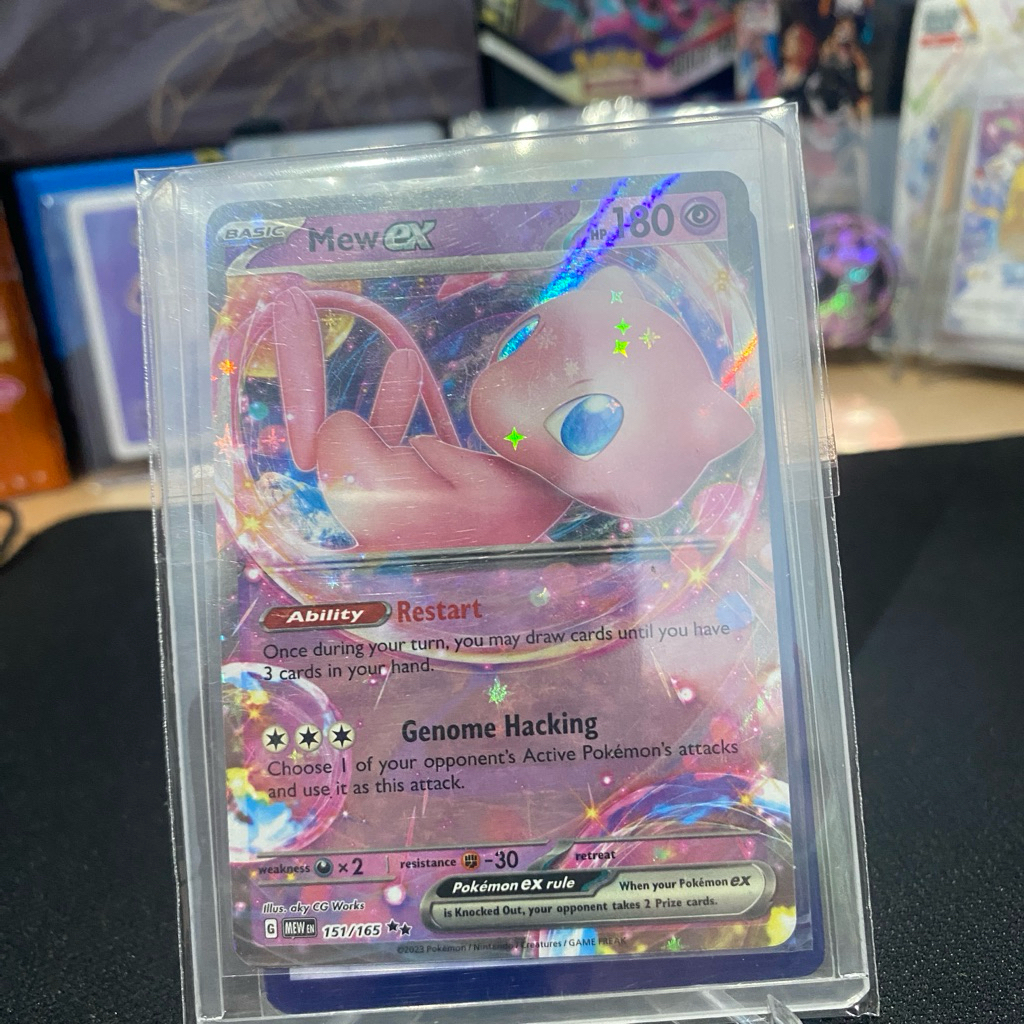 Mew EX 151/165 RR (Mew) TCG Pokemon Scarlet Violet 151 Bahasa English 2023