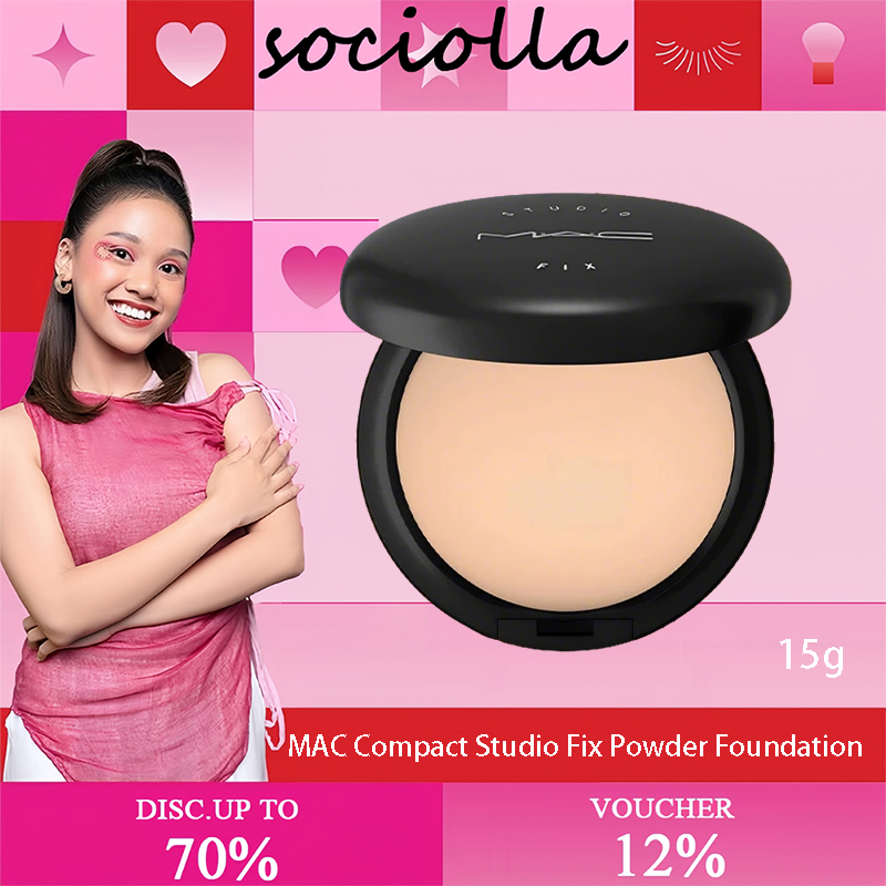 MAC Compact Studio Fix Powder Plus Foundation 15gr NC20/NC25/NC30/NC35