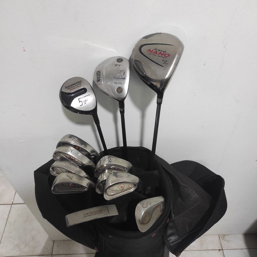 Stick Golf Fullset Murah Driver Maruman Nano Fairyway 3 Maruman Mactech dan 5 Sonartech Ironset Ping