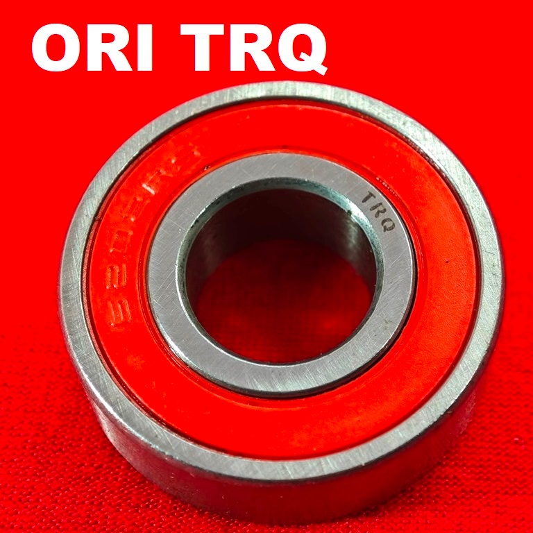 (43E) BEARING 6202 2RS TRQ MERAH laker laher bantalan bola transmisi roda depan belakang universal m
