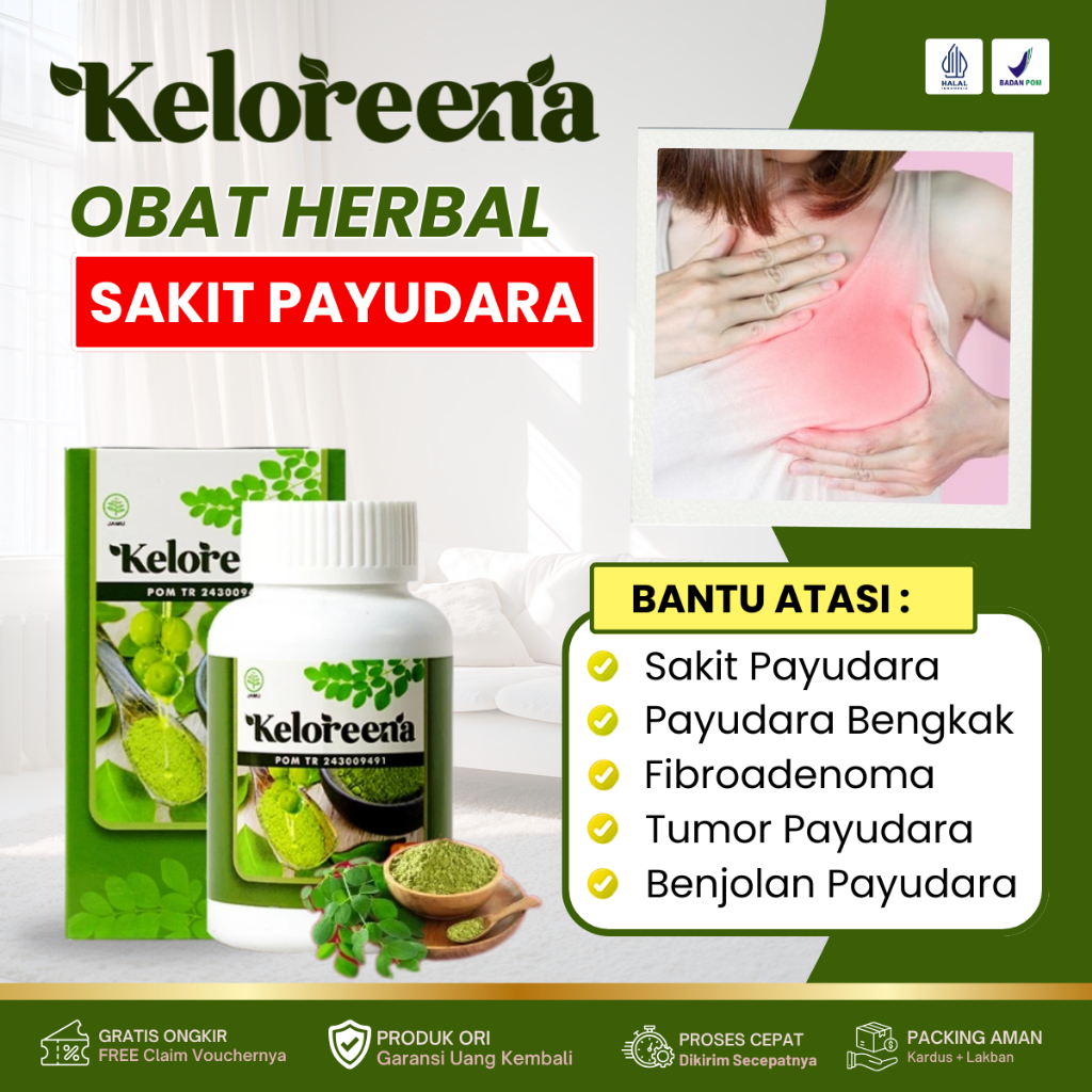 Obat Sakit Payudara, Benjolan Payudara, Payudara Bengkak, Payudara Besar Sebalah, Fibroadenoma, Abse