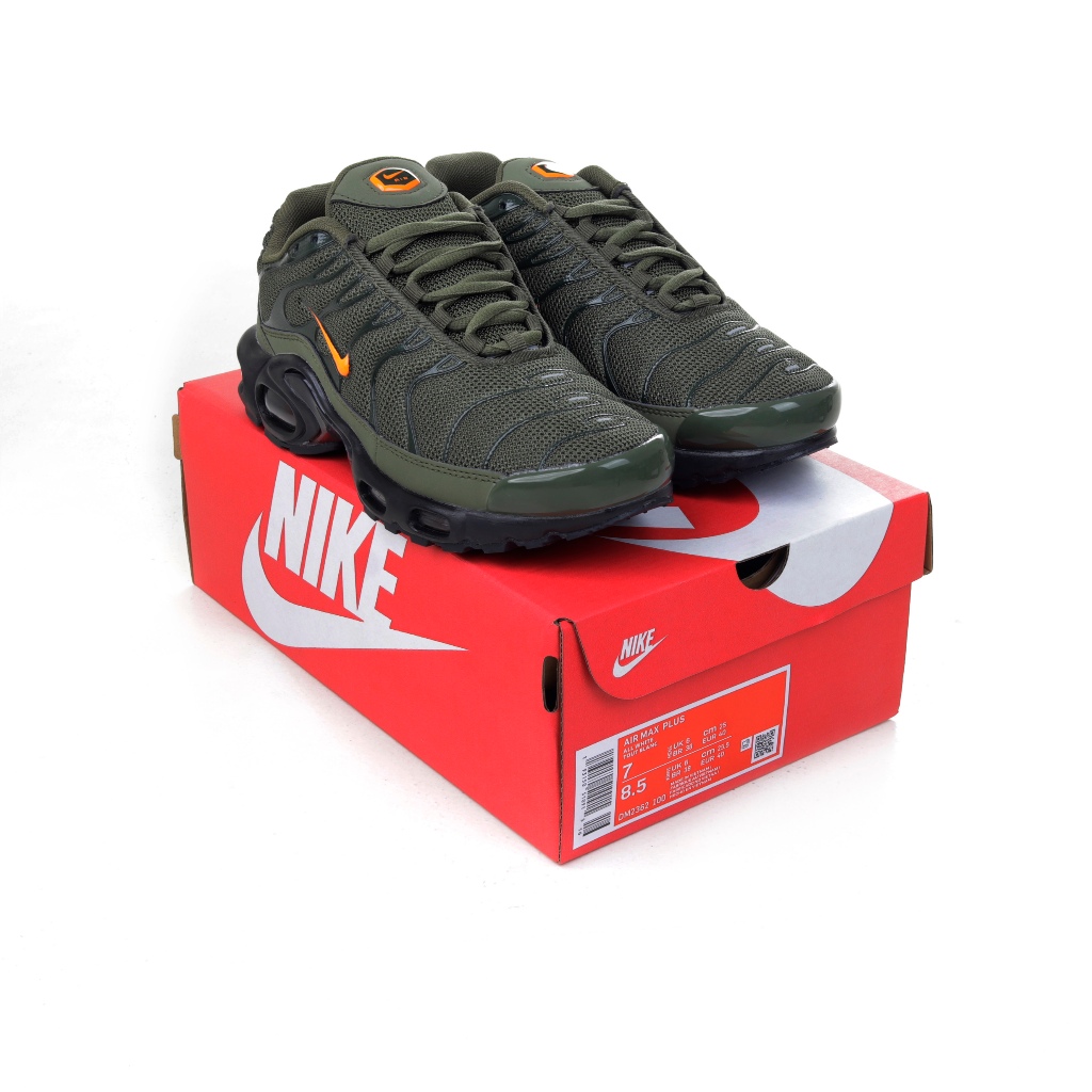 (FTBX) Sepatu Sneakers Nike Tn Air Max Plus Moss Green