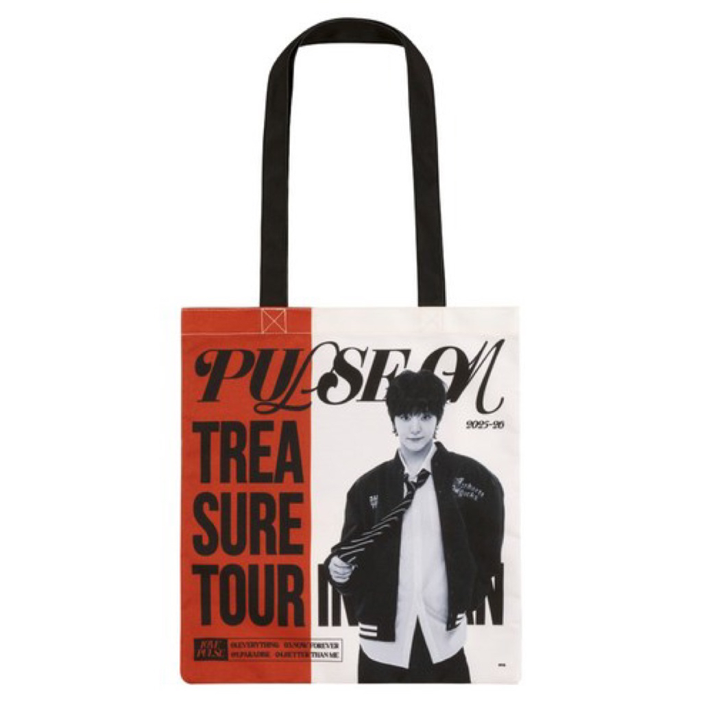 [PRE ORDER] MD TOTE BAG TAS TREASURE PULSE ON IN JAPAN DOYOUNG PARK JEONG-WOO SO JEONG HWAN ASAHI YO