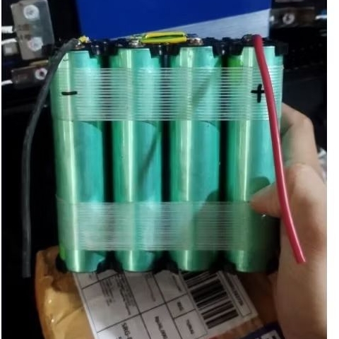 Baterai lifepo4 12 volt 25 amper lontong ijo